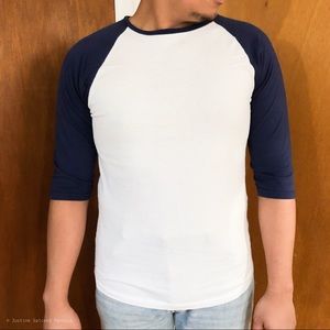 COTTON ON Baseball Ringer Quarter Sleeve Tee